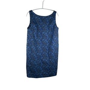 No.6 Store Blue & Black Sleeveless Dress Size S